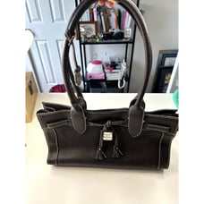 Vintage Dooney & Bourke Brown Leather Hand Bag