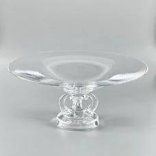 Vintage Steuben George Thompson Compote Centerpiece 7884 Clear Glass