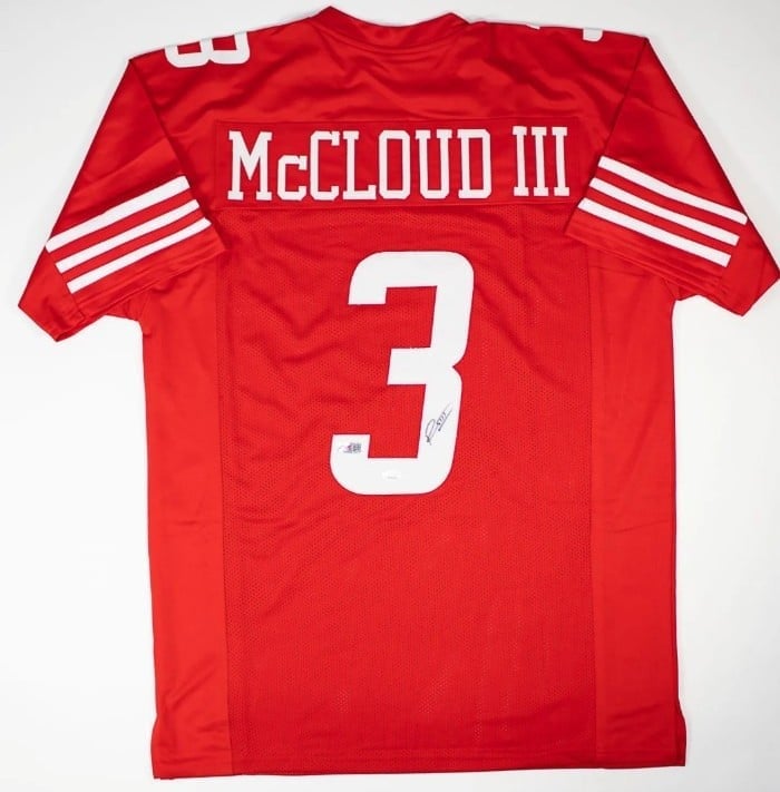 Ray-Ray McCloud II Signed San Francisco 49ers Jersey JSA Witness COA