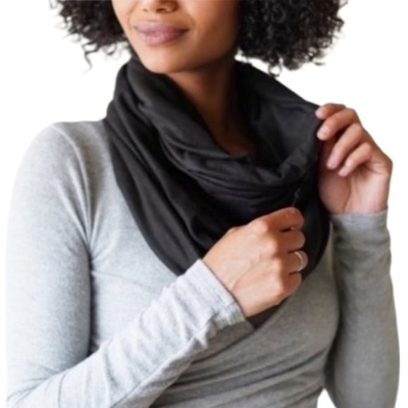 Beyond Yoga infinity wrap scarf black NWT SKUW200