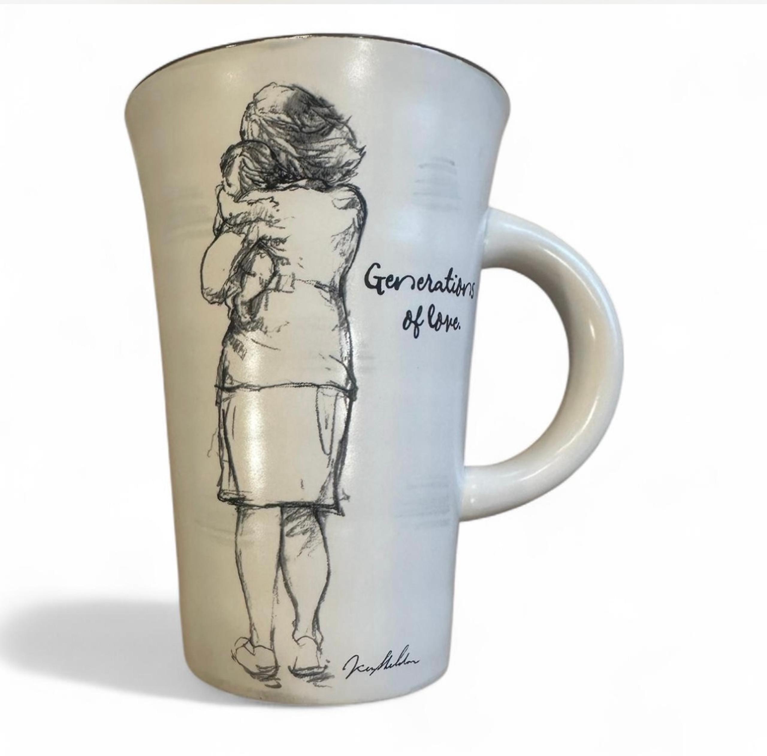 Hallmark Ken Sheldon “Generations Of Love” 5” Coffee Tea Mug Cup