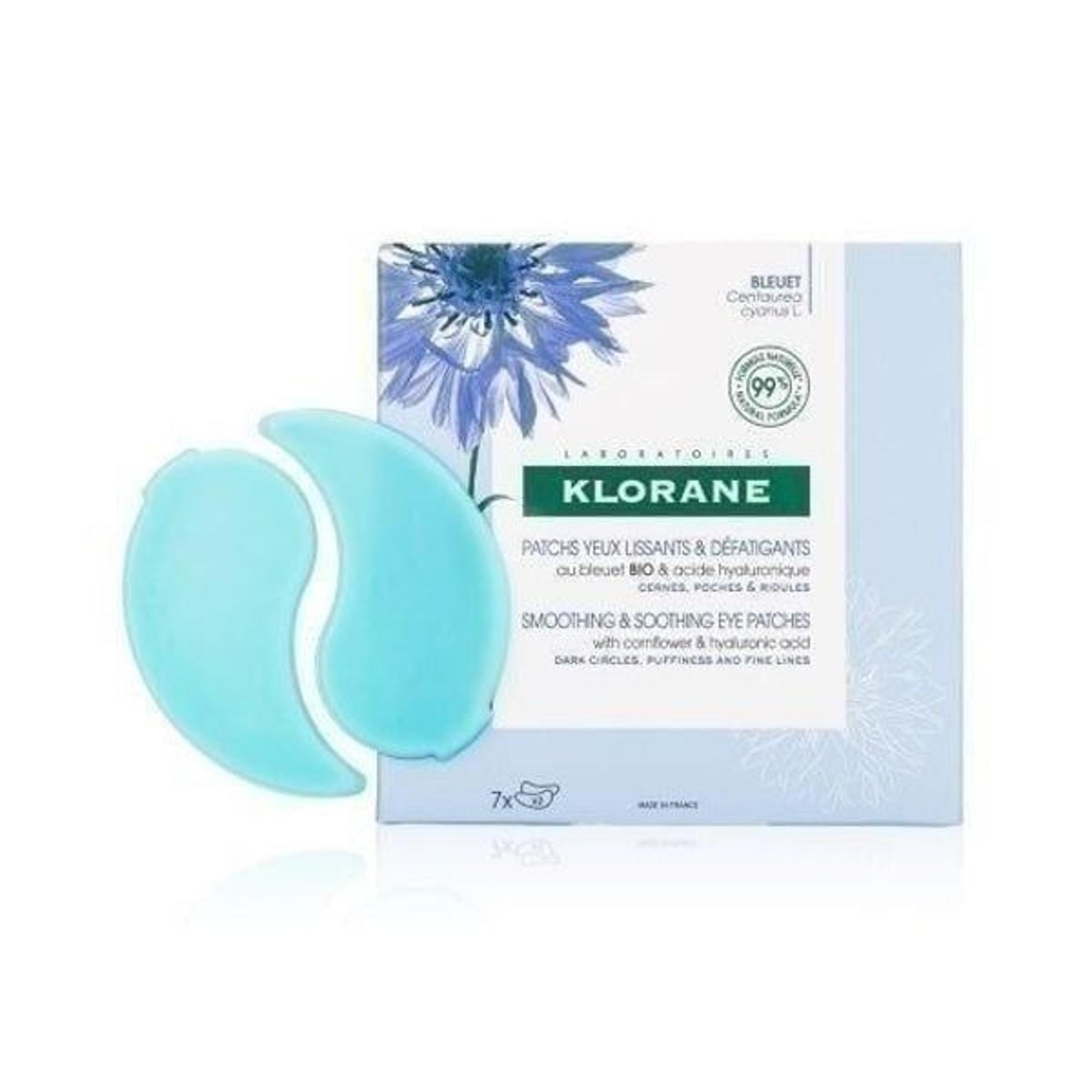 SMOOTHING AND SOOTHING EYE PATCHES WITH CORNFLOWER NEW IN BOX - 7 count