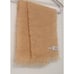 Vintage Scottish Mohair Made Yellow Burlap Style Scarf Wrap Lord and taylor