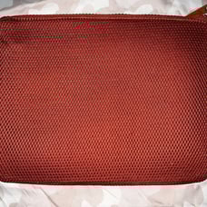 dagne dover XL parker pouch in clay red