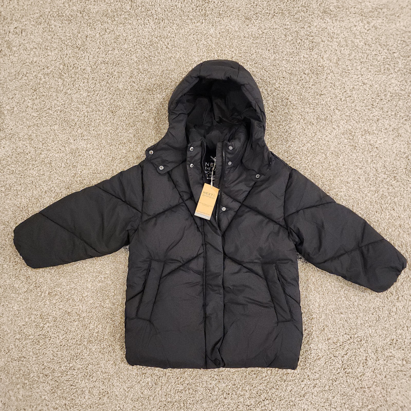 Next 7yr Girls Shower Resistant Puffer