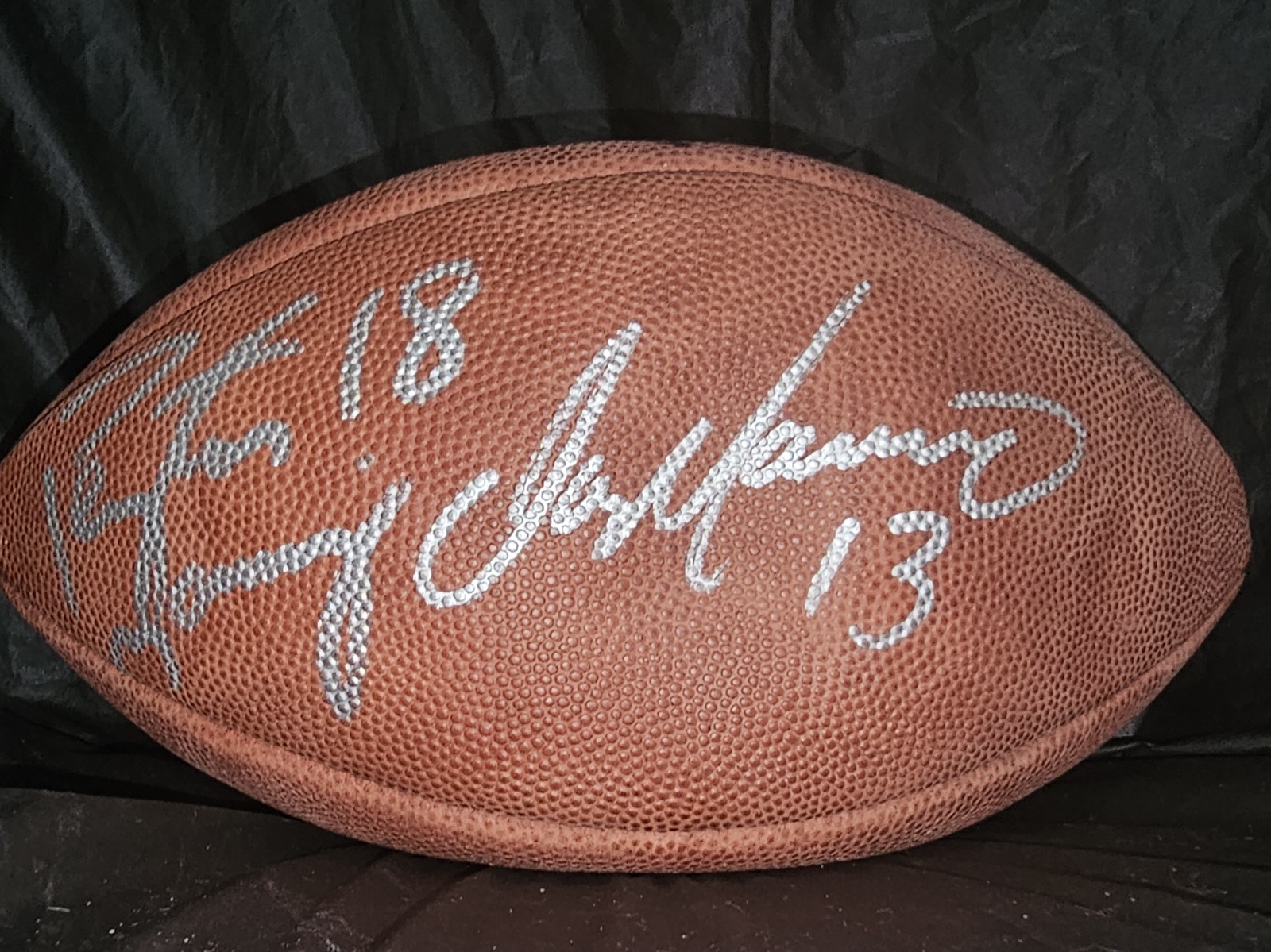 Peyton Manning Dan Marino Autograph NFL Football