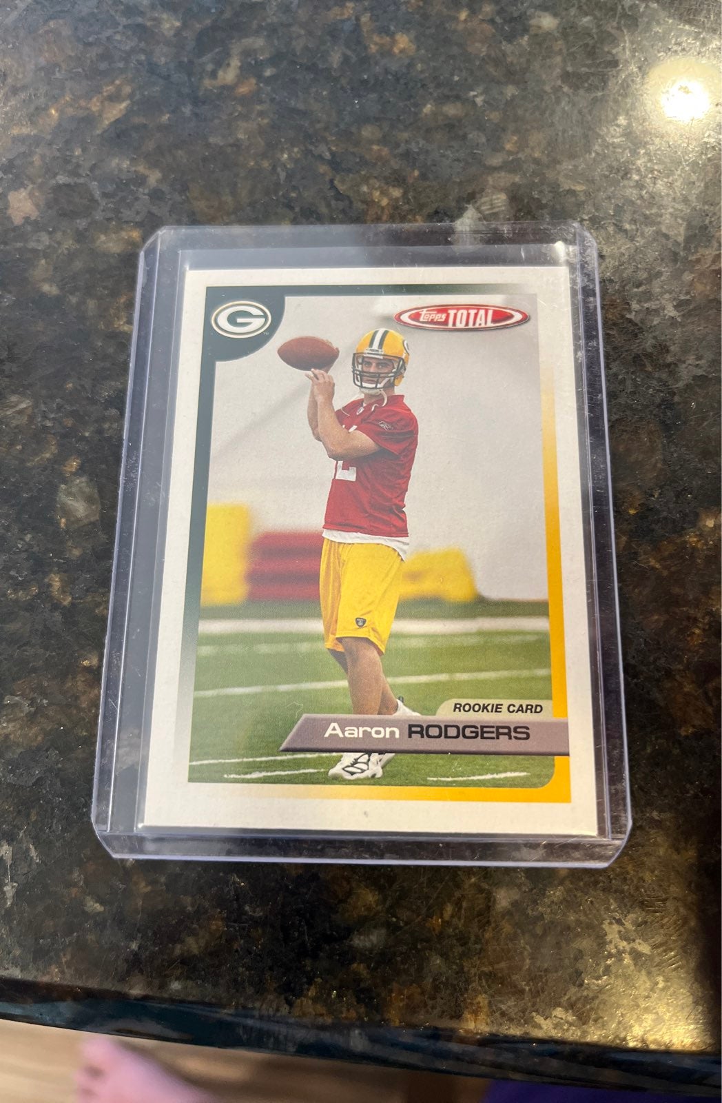 2005 Topps Total Aaron Rodgers Rookie Card