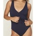Andie The Belmar One Piece Swimsuit In Navy Eyelet M NWT