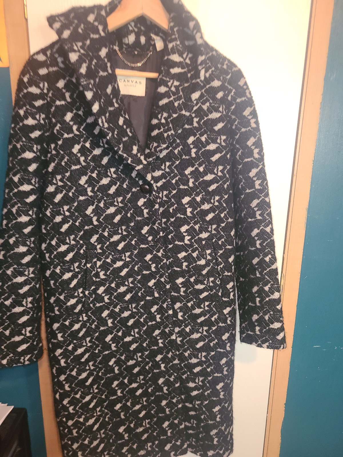 canvas by lands ends trench coat