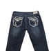 Grace in LA Low Rise Cropped Bling Jeans Size 25