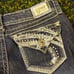 Grace in LA Low Rise Cropped Bling Jeans Size 25