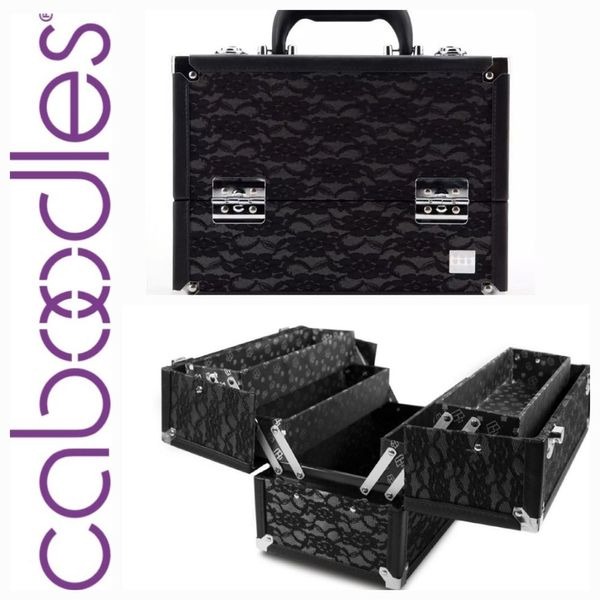 Caboodles Make Me Over Black Lace Traincase