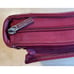 Franklin Covey Day One Planner 7 Ring Binder Organizer Zip Purse w/Handles Red