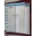 Franklin Covey Day One Planner 7 Ring Binder Organizer Zip Purse w/Handles Red