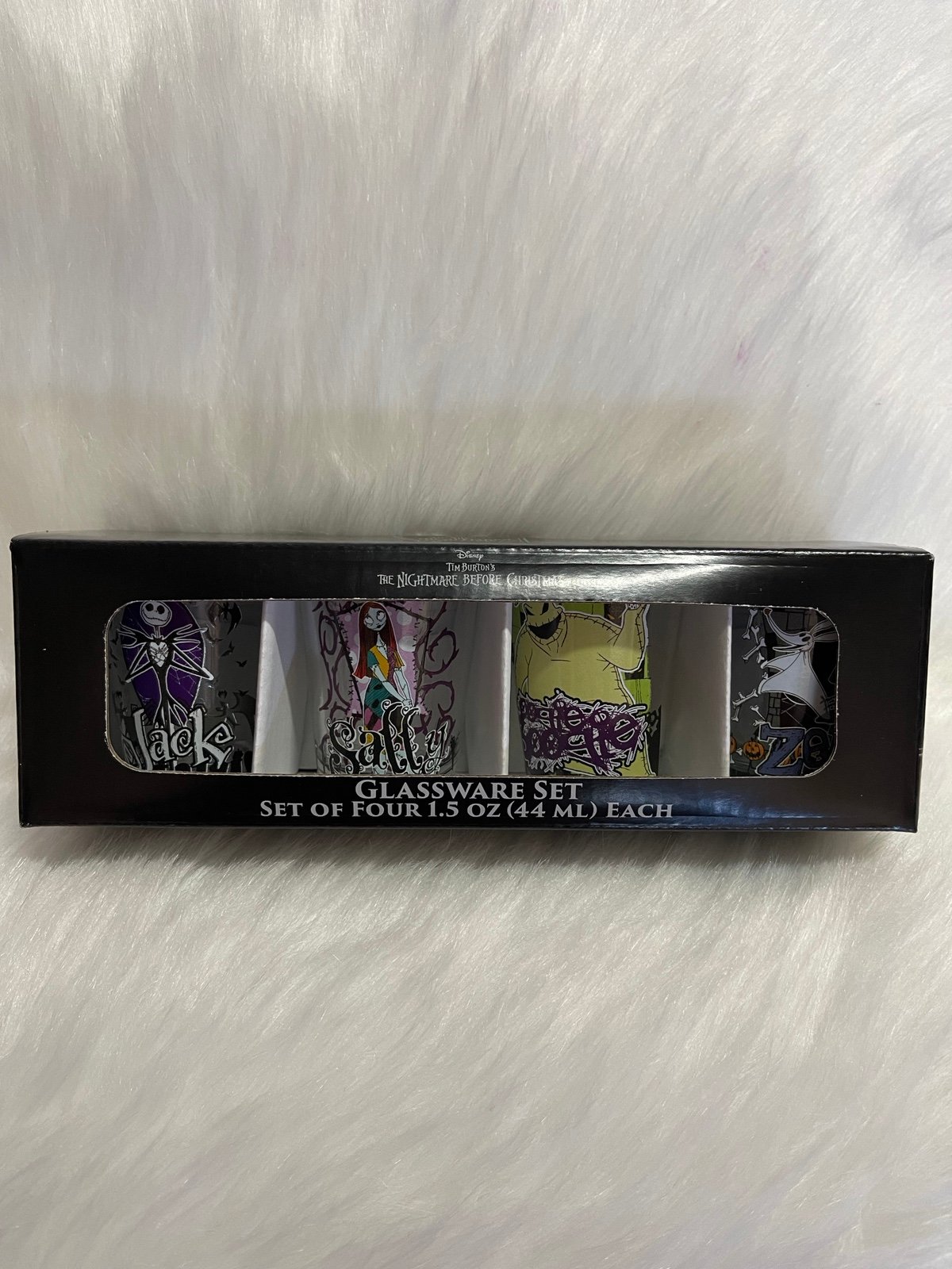 Disney’s The Nightmare Before Christmas Set Of 4 Glassware Set