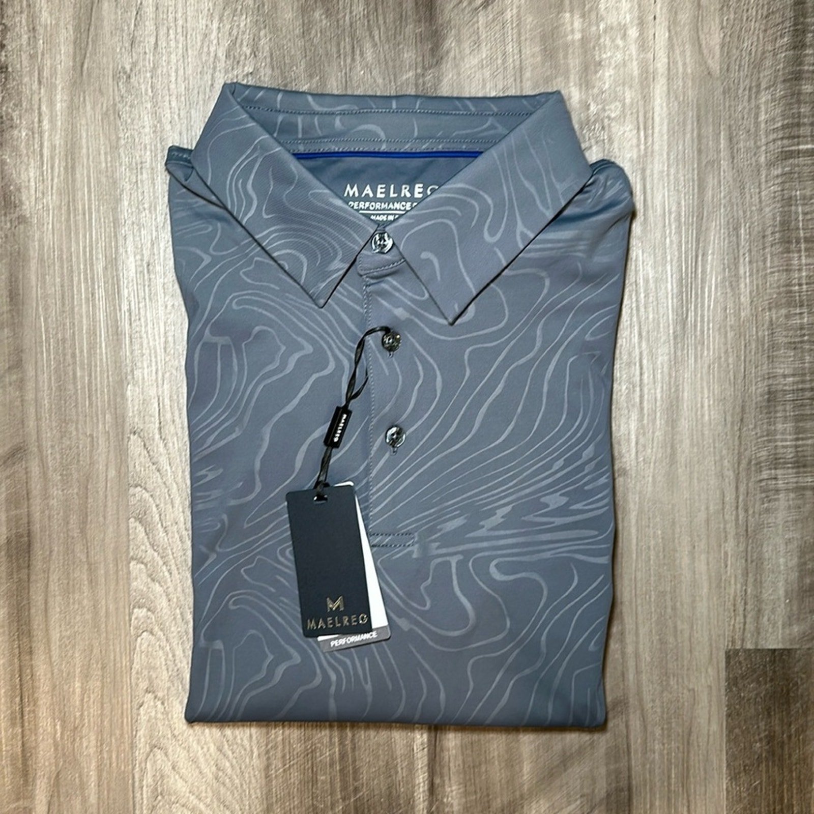Maelreg Golf Performance Long Sleeve Polo - Large
