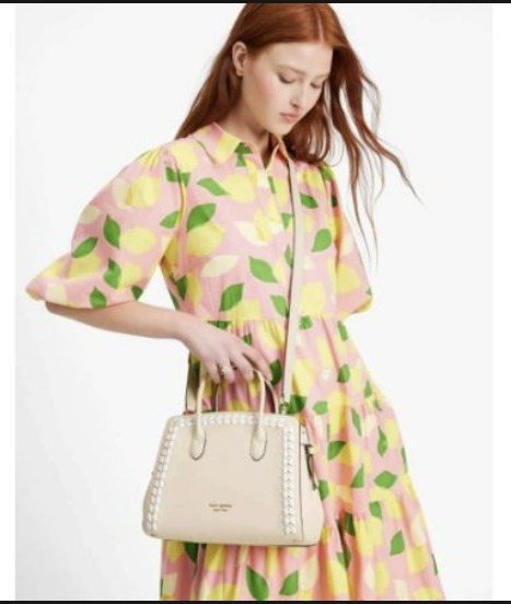 BNWT Kate Spade Knott Whipstitched Medium Satchel