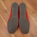 Born Womens Boca Flats Slip On Shoes Red Suede Round Toe Size 9.5M
