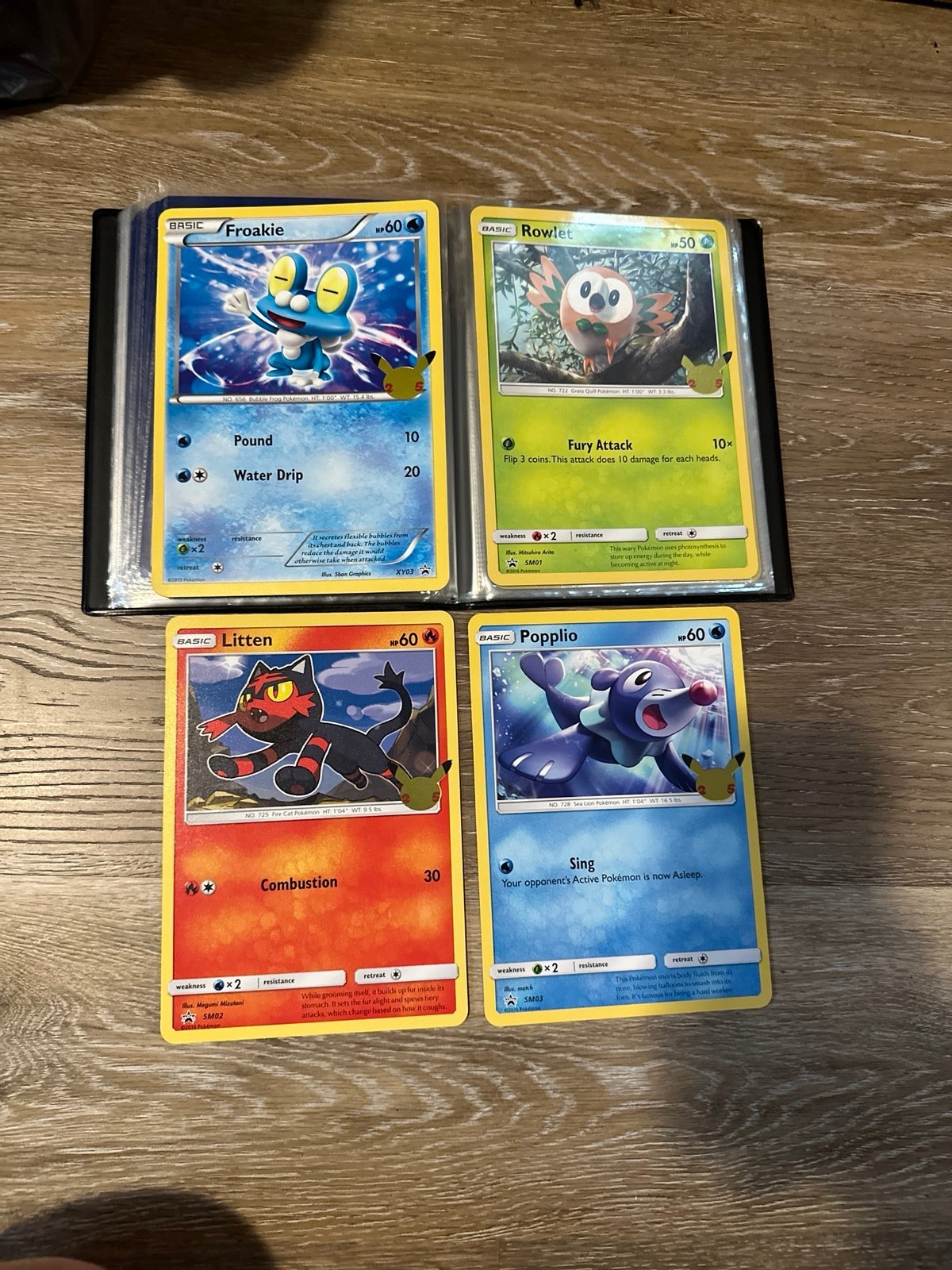 Pokemon 25th Anniversary Complete Jumbo Binder Single Cards