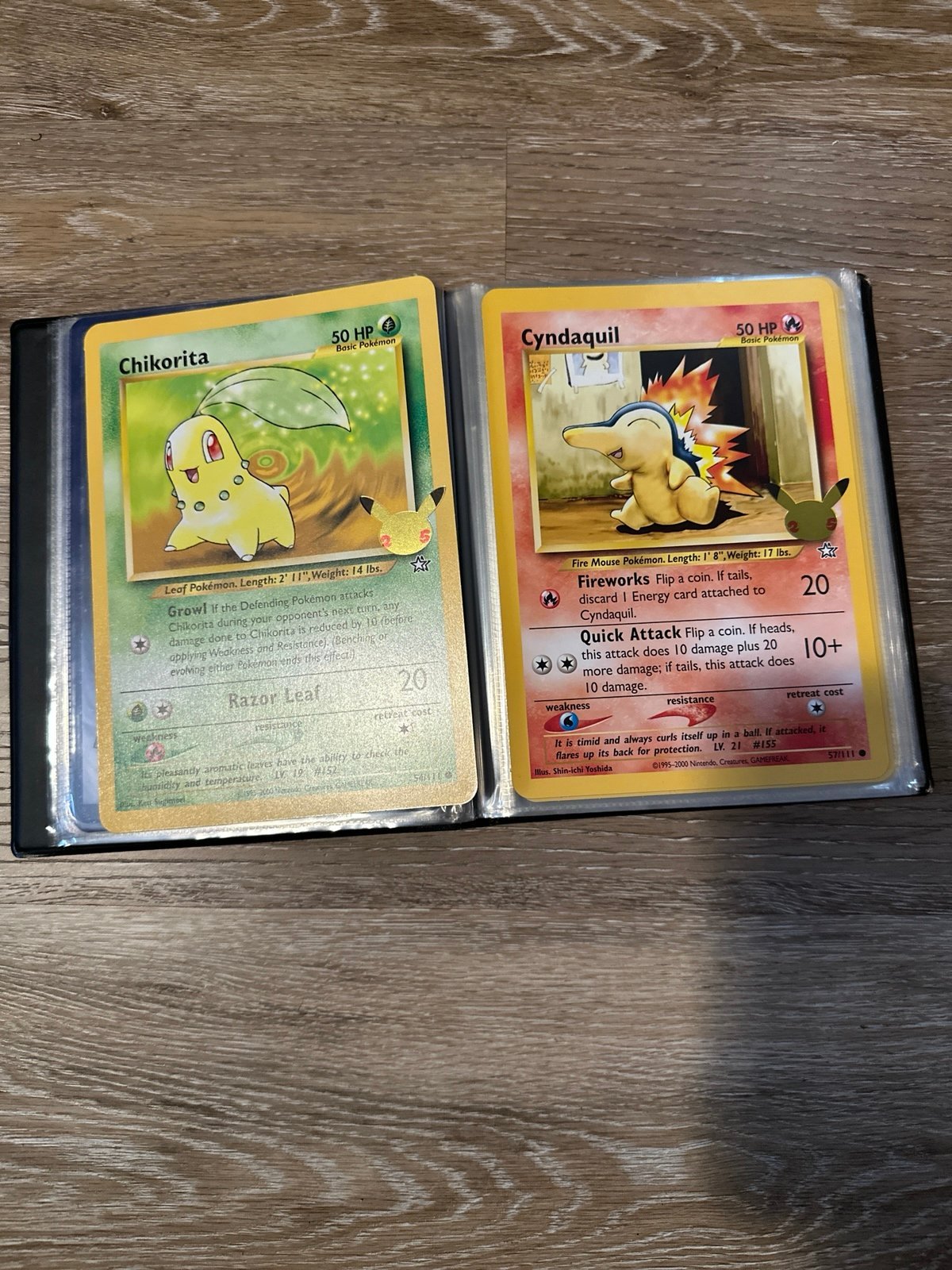 Pokemon 25th Anniversary Complete Jumbo Binder Single Cards