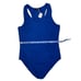 Ambiance Racer Back Royal Blue Bodysuit Size S RefFNB