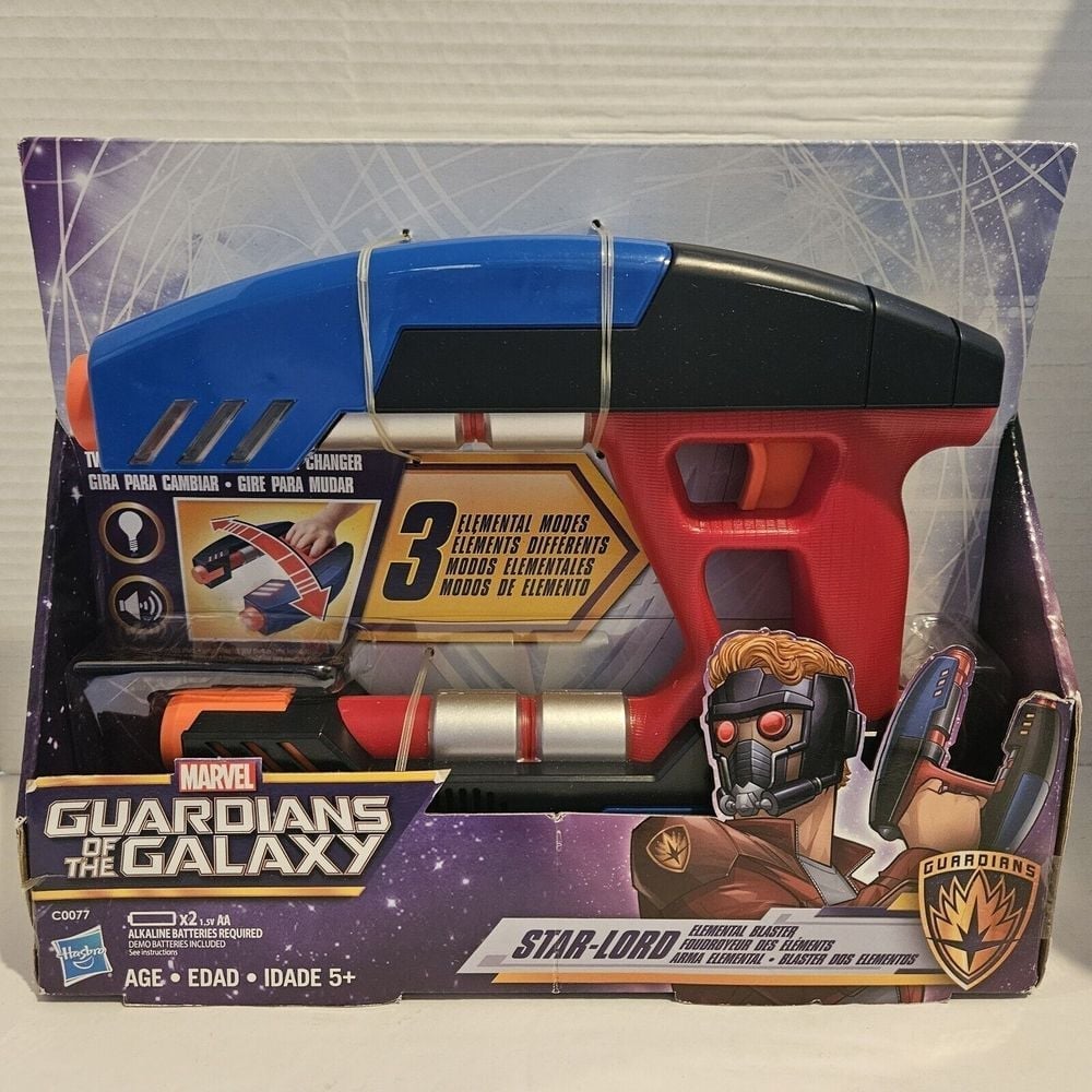 Marvel Guardians Of The Galaxy Star Lord Elemental Blaster New In Box