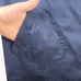 Y2K Navy Blue Half Button Roll Tab Sleeves Pockets Linea Tunic Blouse Size Large