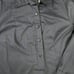Y2K Navy Blue Half Button Roll Tab Sleeves Pockets Linea Tunic Blouse Size Large