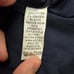 Y2K Navy Blue Half Button Roll Tab Sleeves Pockets Linea Tunic Blouse Size Large