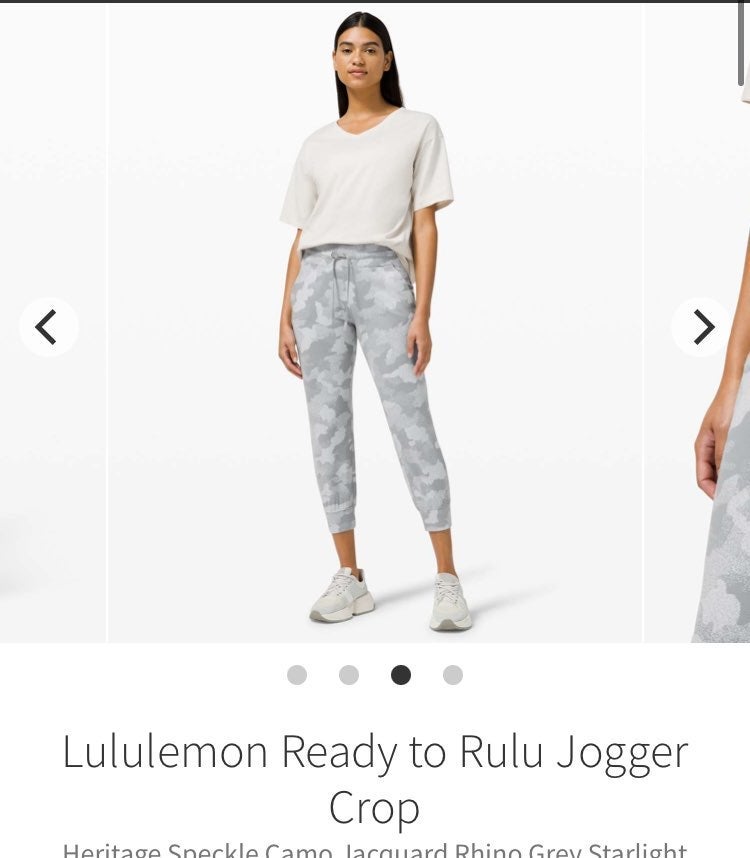 Lululemond ready to rulu cropped jogger