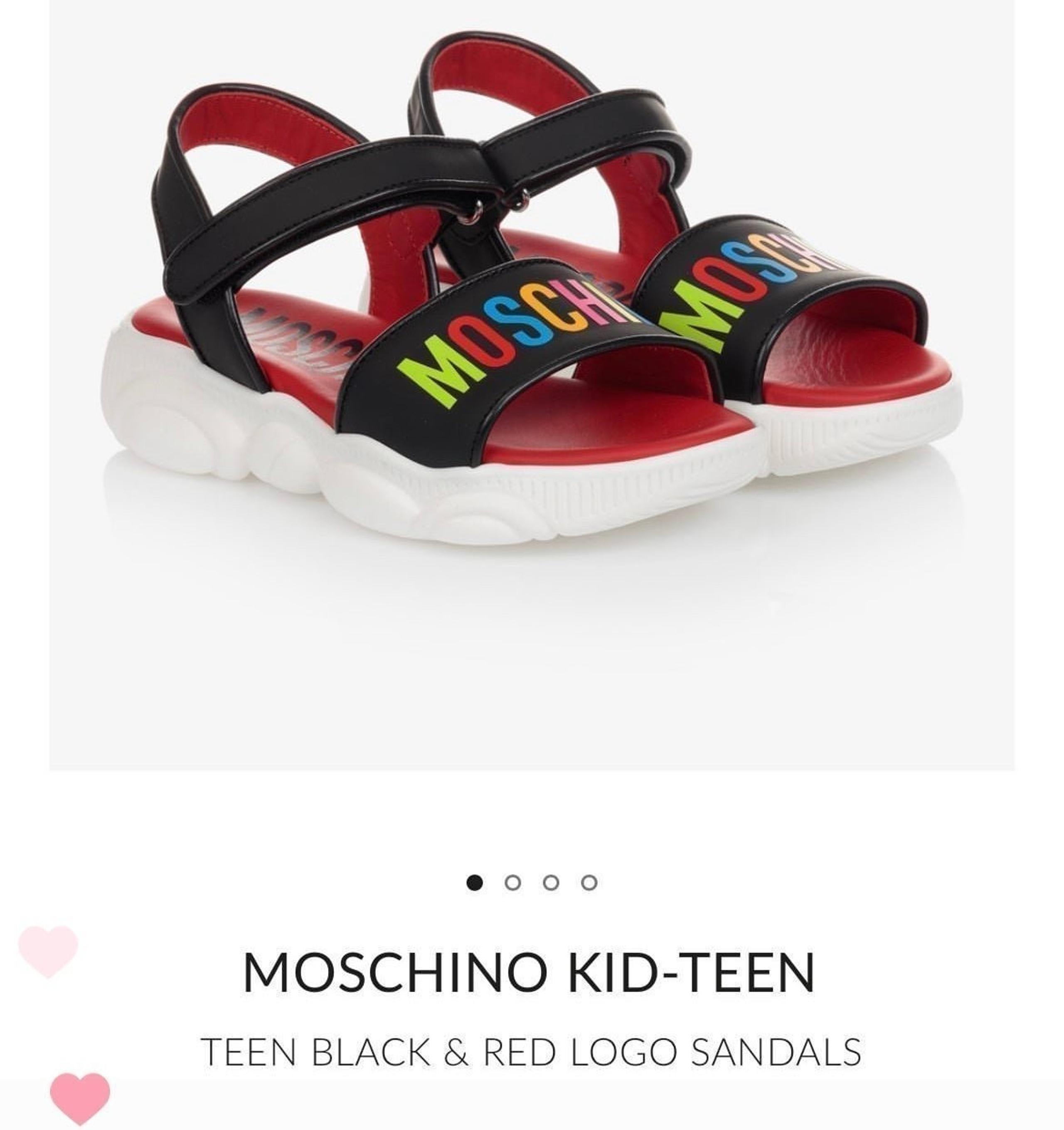 Sandals Moshino Girls Size 35