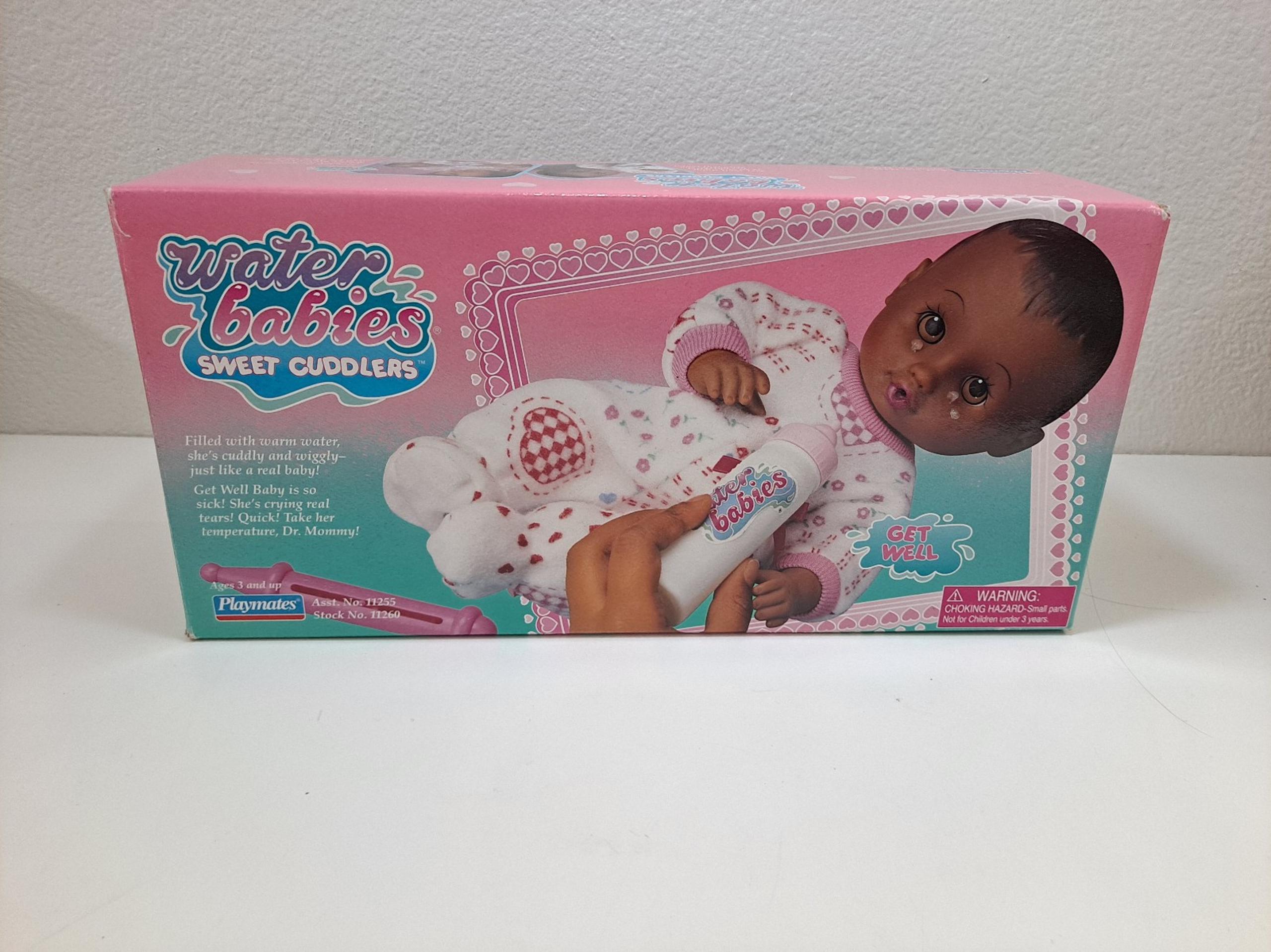 PLAYMATES WATER BABIES SWEET CUDDLERS GET WELL AFRO-AMERICAN BABY