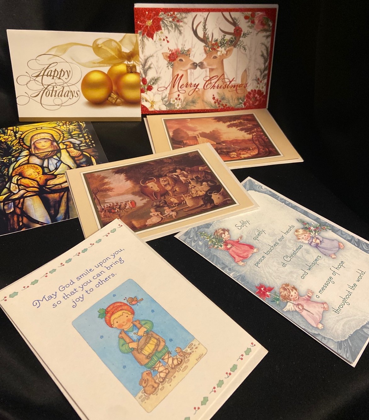 Christmas Card Bundle 29 Vintage & New Mickey Cards (see pics for all prints)
