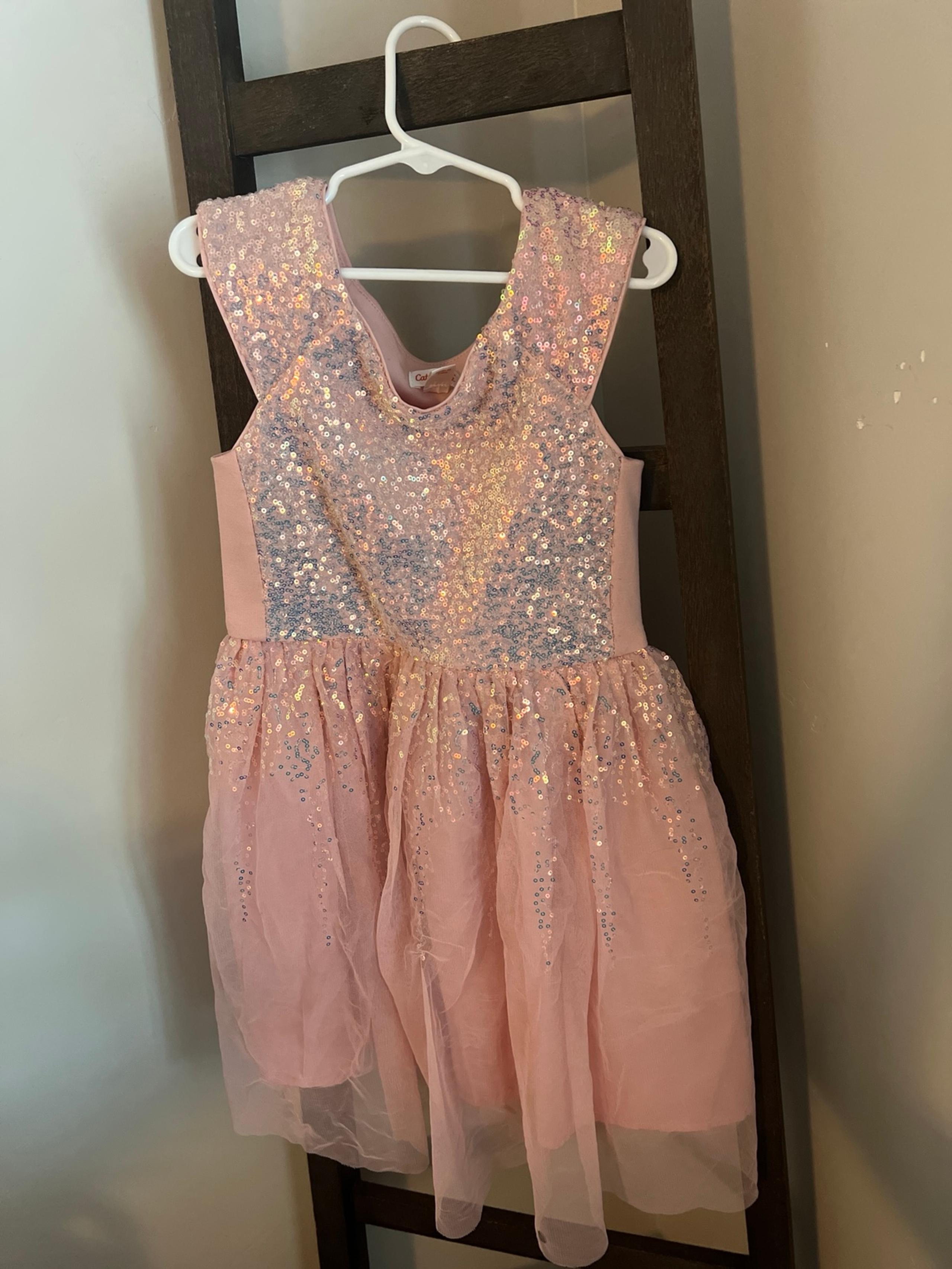 Girls Sparkle sequin dress size M/8 -brand Cat & Jack