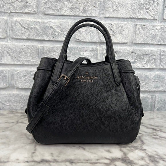 Kate Spade Dumpling Small Satchel In Black
