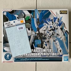 RG Unicorn Gundam Perfectibility The Gundam Base Limited + Delpi Water Decals