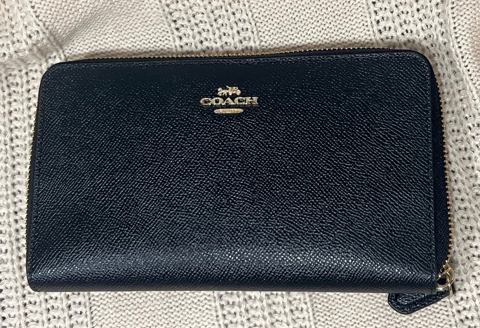 Coach black wallet