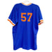 Vintage Raiders Venus V Neck #57 Short Sleeve Sport Jersey Ringer Shirt