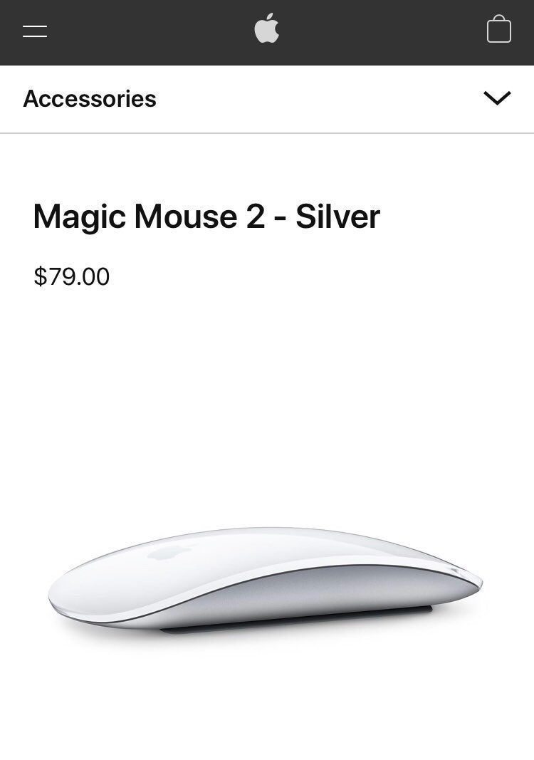 Apple Magic Mouse 2 in Silver