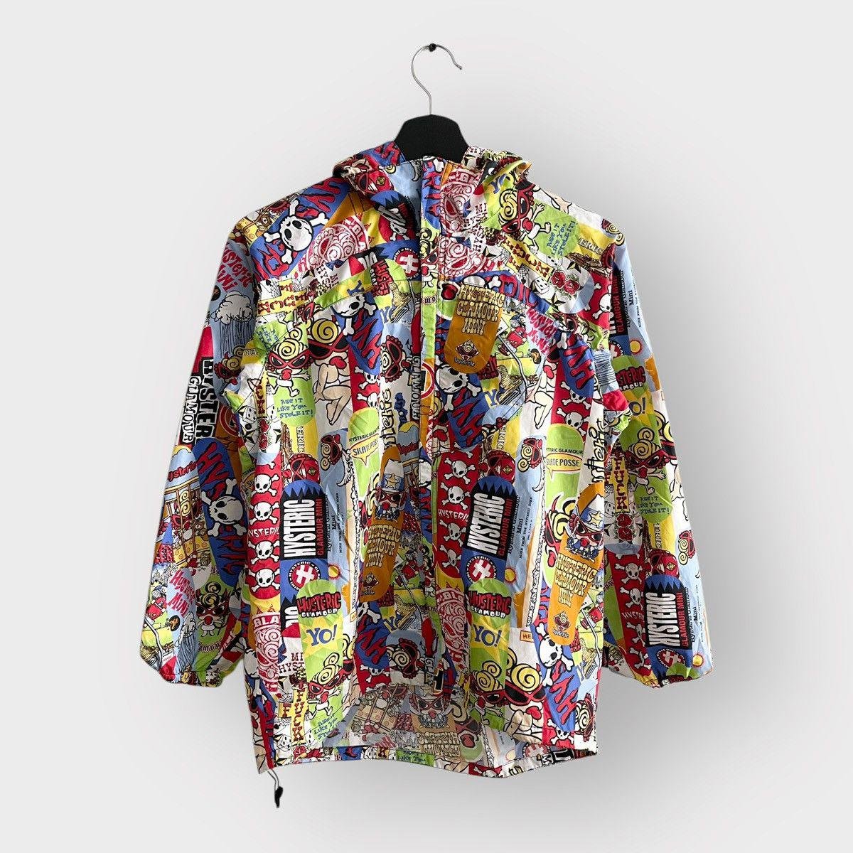 STEAL! 2000s Hysteric Glamour Comic Baby Windbreaker Jacket