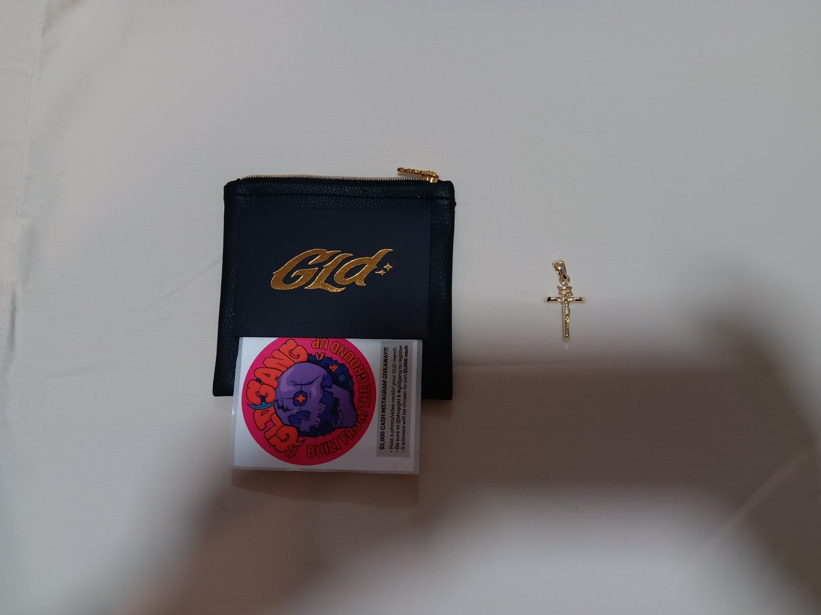 GLD Gold Cross Pendant