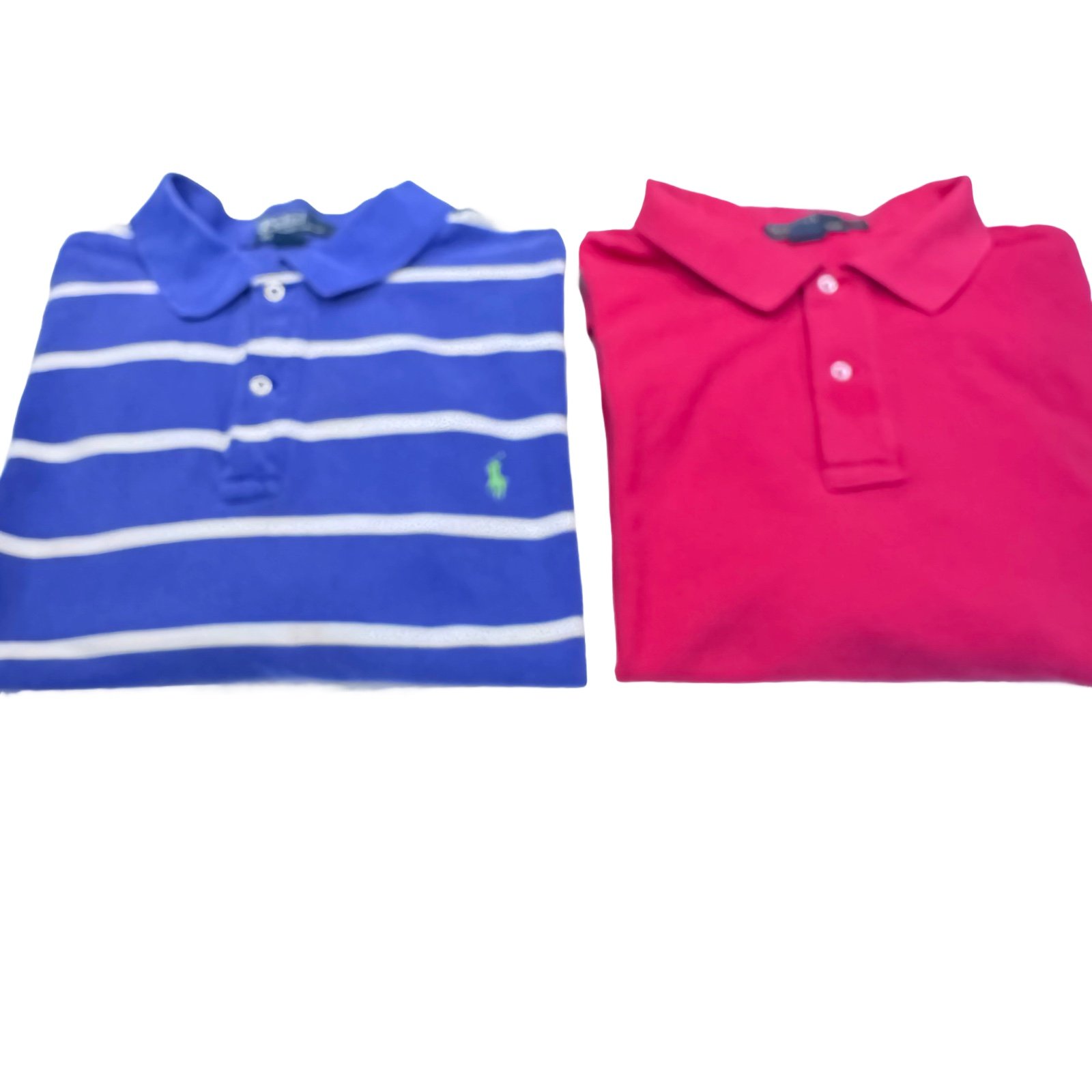 POLO RALPH LAUREN *2* Size 4XB Mens Polo Shirts 1 Blue Stripe 1 Red Size 4XB