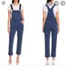 3x1 Rose Cropped Denim Overalls Small