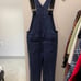 3x1 Rose Cropped Denim Overalls Small