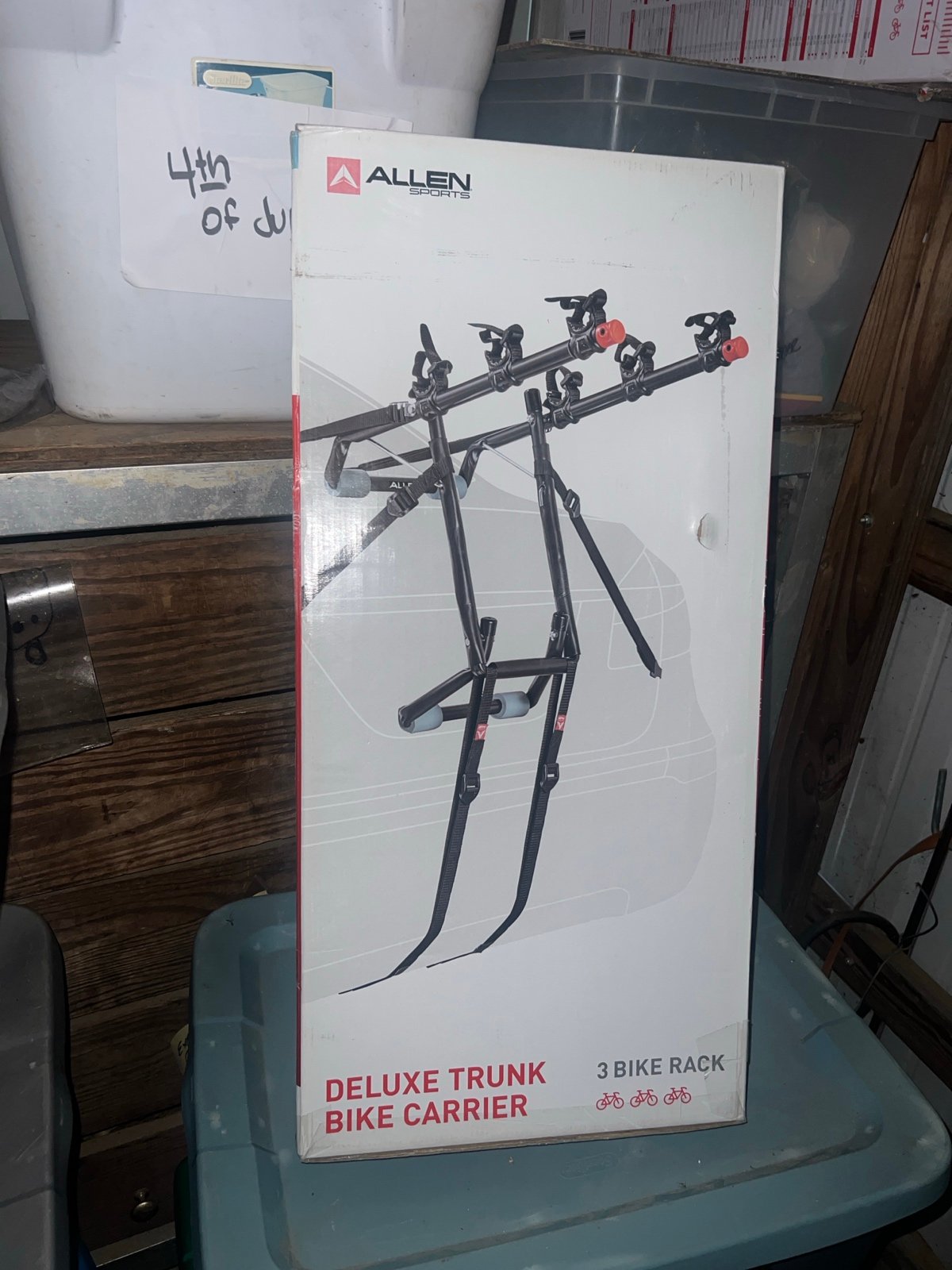 Allen Deluxe trunk/SUV 3 bike carrier model 103DN