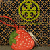 NWT Tory Burch Strawberry Coin Pouch/Key fob - Ret 118
