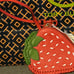 NWT Tory Burch Strawberry Coin Pouch/Key fob - Ret 118