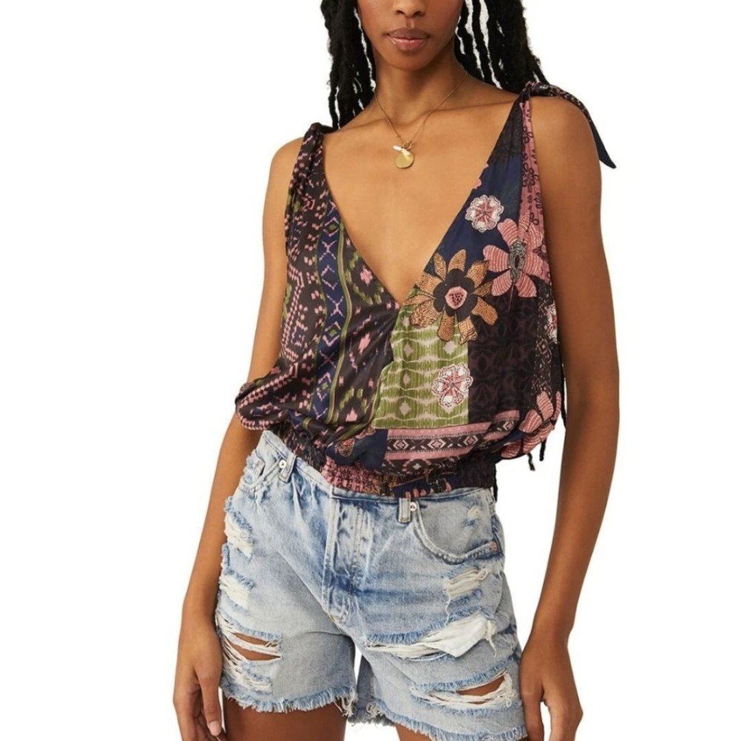 NWT Free People Tied To You Tank Size M