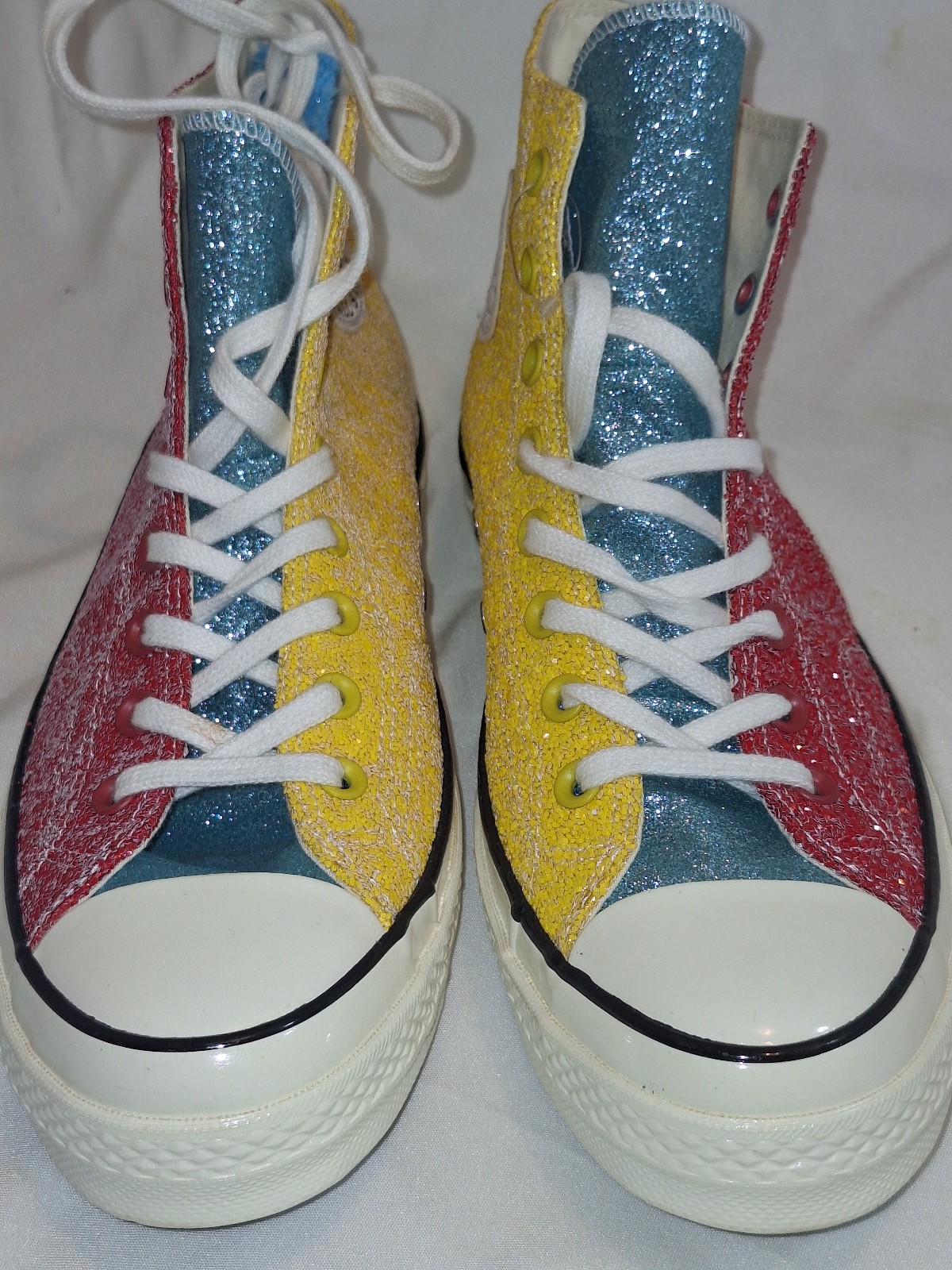 Converse All Star X JW Anderson Hi Top Multicolor Sneakers Men's Size 10.5