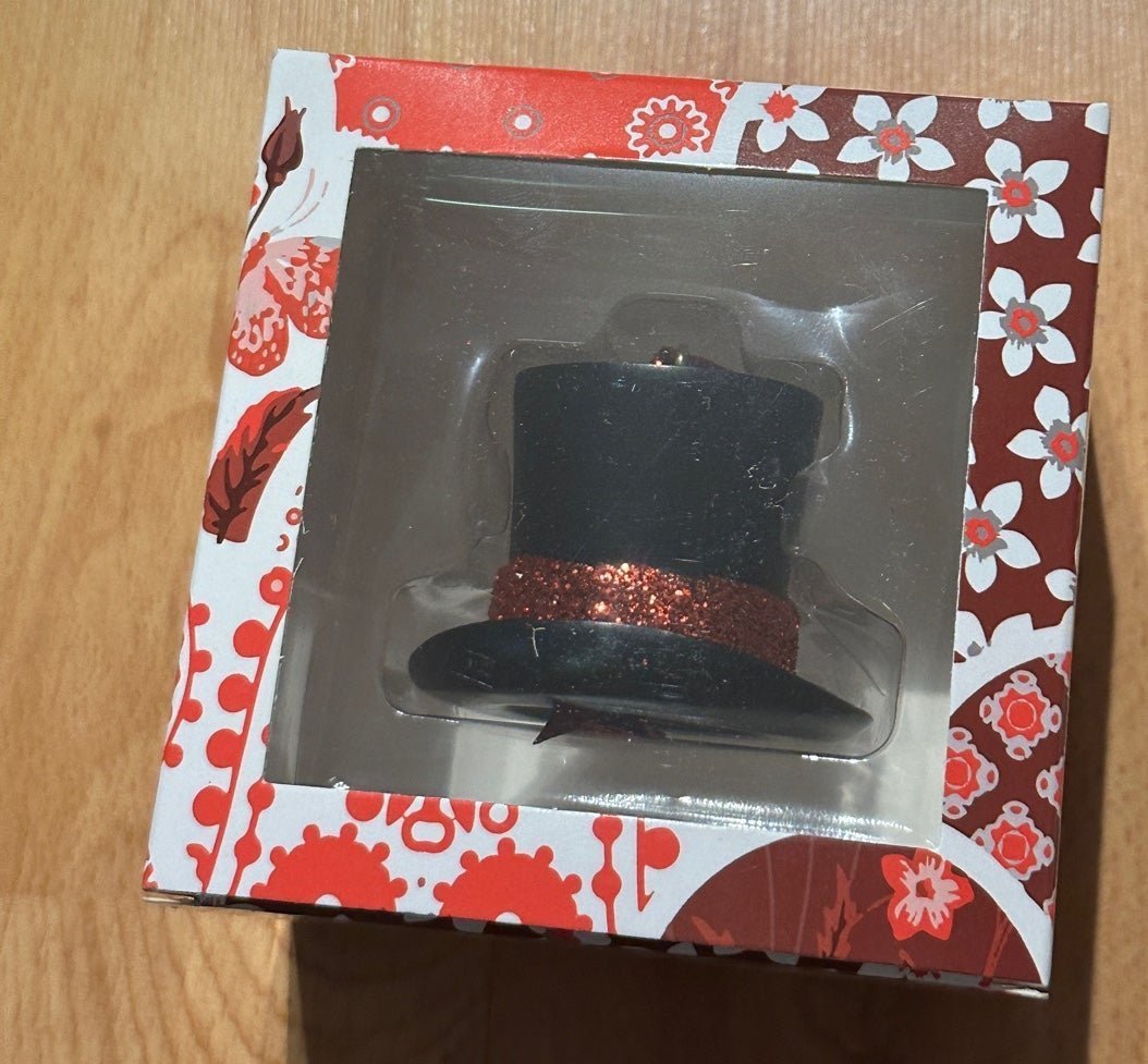 Taylor Swift official RED TOUR top hat ornament christmas eras tour